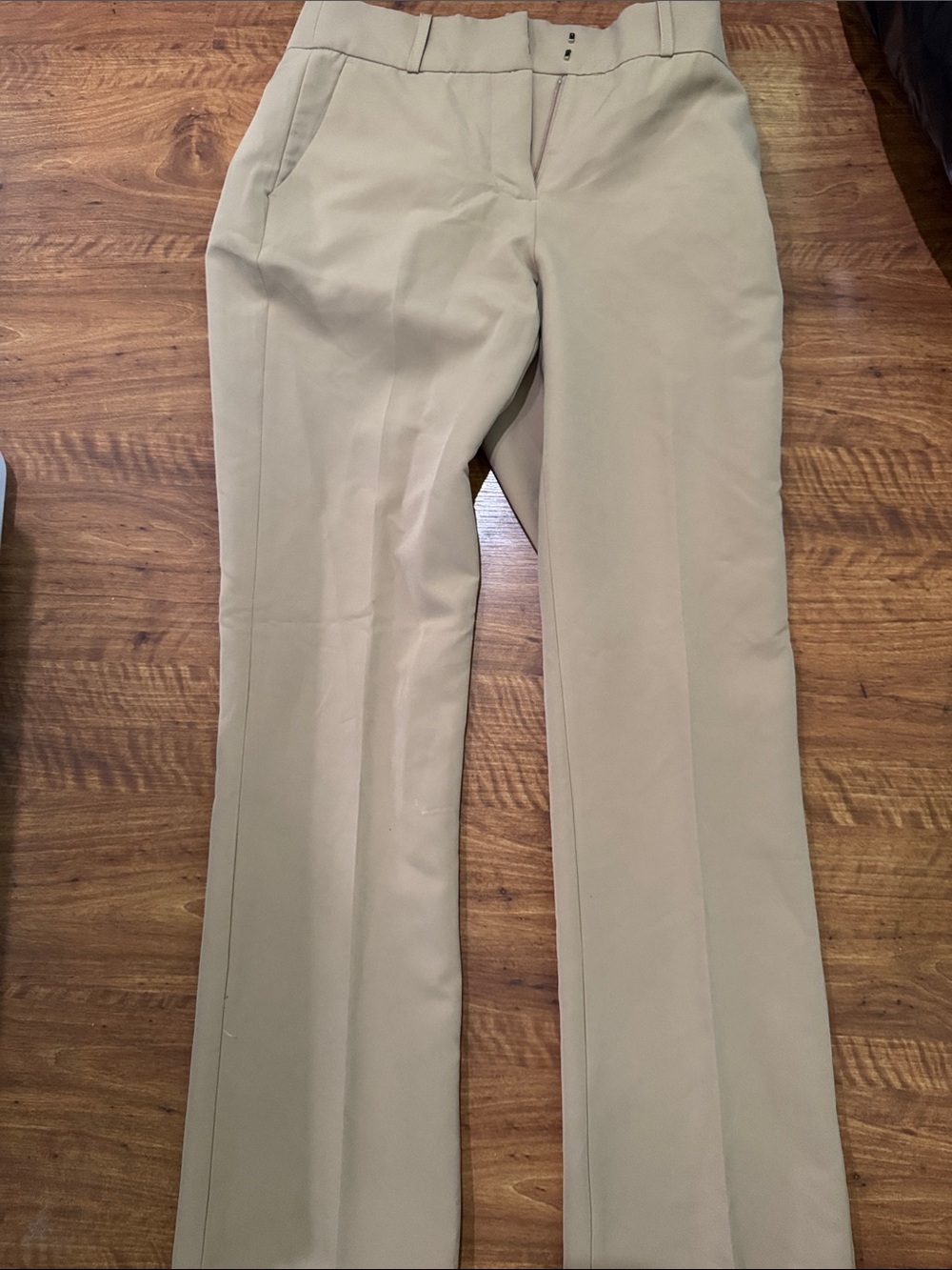 Truth Classic Boot-Cut Dress Pants in Beige